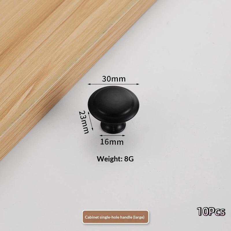 Нержавеющая сталь Ручки для шкафа Одиночное отверстие Ручка Комод Ручки-тяжки 23 мм - 30 мм С винтом Ручки для ящика Фурнитура Аксессуар
