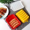 Силиконовая форма для изготовления колбас, DIY силиконовая форма для гамбургера, хот-дога, многоразовые кухонные аксессуары, гаджет для выпечки торта, пирога