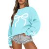 Women  Tops Women's Long Sleeve Sweatshirt Casual Crewneck Loose Fit Pollover Fleece Tops
