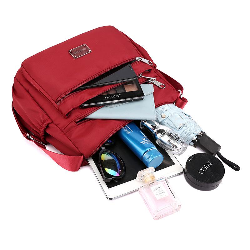 Сумки через плечо и сумки-мессенджеры из ткани Оксфорд 2024 года большой вместимости для женщин среднего и пожилого возраста