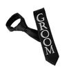 Элегантный мужской галстук-бабочка с принтом 'Groom' для свадебных шаферов и жениха, для официальных мероприятий, церемоний, нарядное шейное украшение