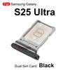 For Samsung Galaxy S25Ultra Sim Tray Dual Sim Card Holder Slot Replacement Part Black Silver Gold