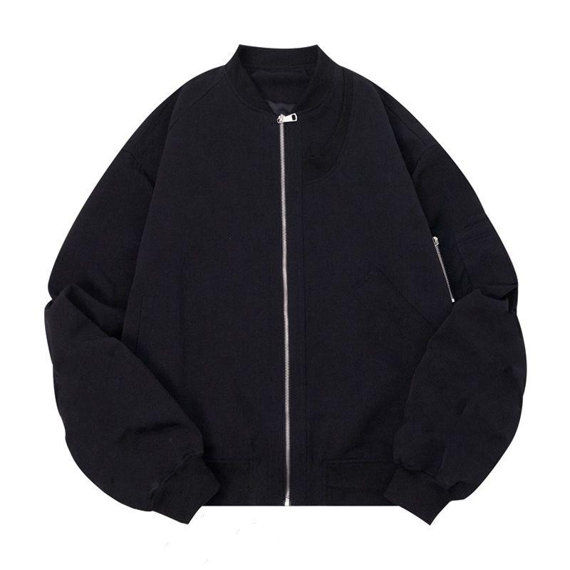 Женская куртка-бомбер в стиле Харадзюку Y2k, винтажная куртка-авиатор на молнии, японская мода, уличная одежда, бейсбольный топ