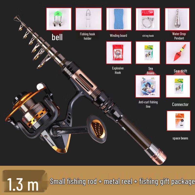 ZOCO Mini Portable Telescopic Fishing Rod