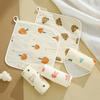 Cartoon Pattern Pure Cotton Baby Blanket & Bath Towel