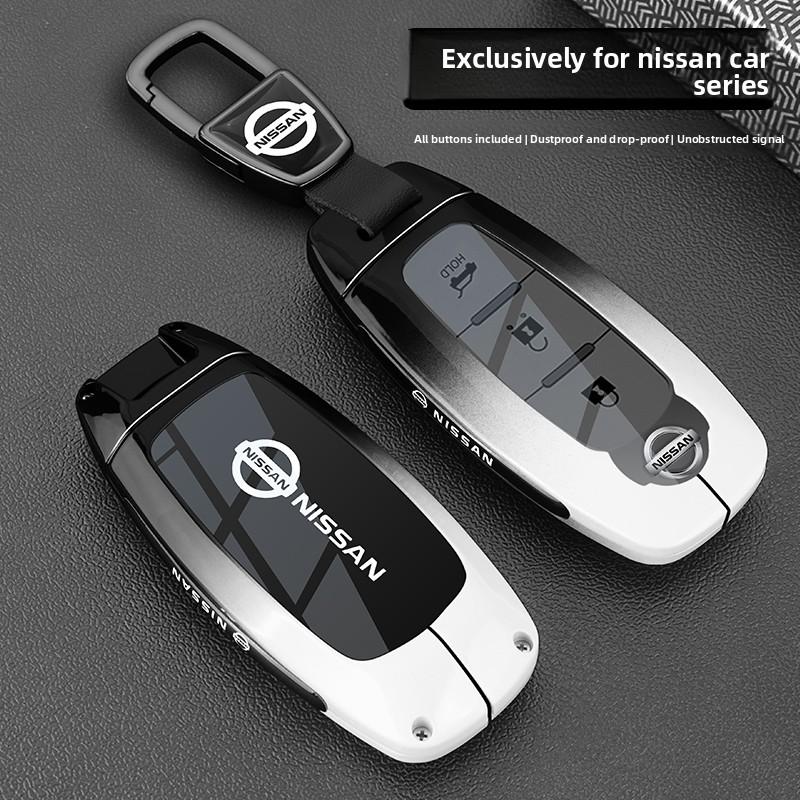 3 4 Buttons Remote Key Case Cover Shell Fob Holder Keychain For Nissan X-trail T33 Qashqai J12 Teana Altima Ariya 2022 2023