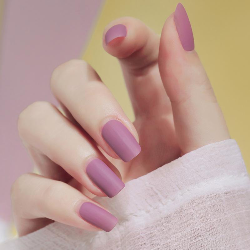 Туманный матовый лак для ногтей Стойкий неотслаивающийся скраб Бесцветная прозрачная эмаль для ногтей без запекания