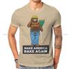 Smokey The Bear Make America Rake Again T Shirt Classic Teenager Gothic High Quality Tshirt Oversized Oneck Blouses