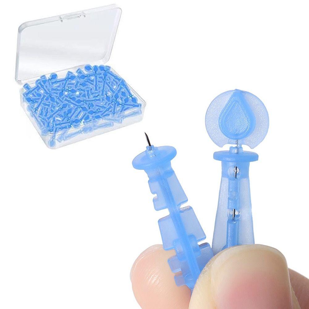 50Pcs/Box Skin Care Blackhead Remover Tool Professional Pimple Pins Home Use