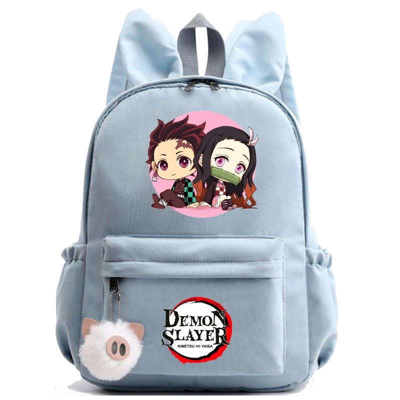 Рюкзак «Убийца демонов» в стиле аниме, рюкзак для девочек и мальчиков, школьный рюкзак для школы, сумка для книг для мужчин и женщин, дорожная сумка для отдыха Mochila