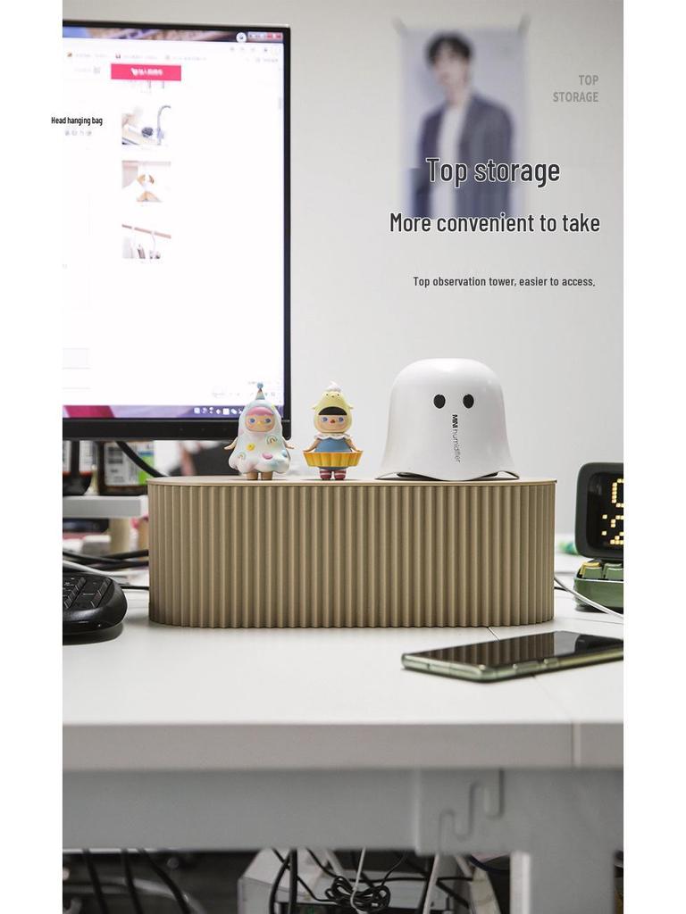 Органайзер для трансграничного электрического удлинителя: Пылезащитный короб для прокладки кабелей для хранения на рабочем столе