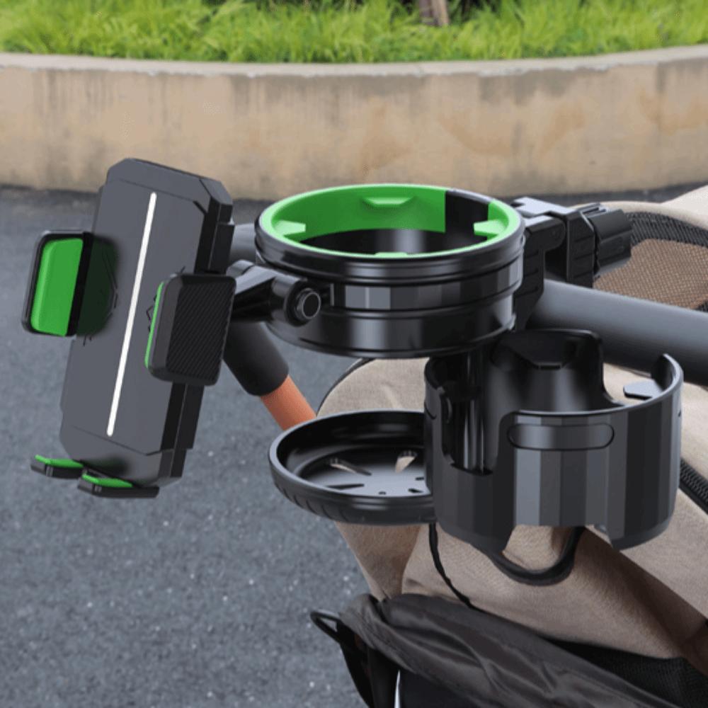 3 In 1 Baby Stroller Cup Holder Portable Bicycle Cart Bottle Rack Phone Holder Baby Stroller