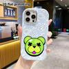Чехол для телефона: 2D плоский дизайн, подходящий для защитного чехла iPhone 18 17 16 15 14 13 Pro, стиль для пары, медведь Веном, рождественские и хэллоуинские подарки