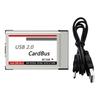 Адаптер Express Card Двойные порты Plug and Play Высокоскоростной USB 2 PCMCIA