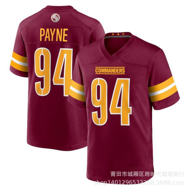 NFL Commander Daniels Embroidered Jersey Men Women Kids Sports Team Uniform