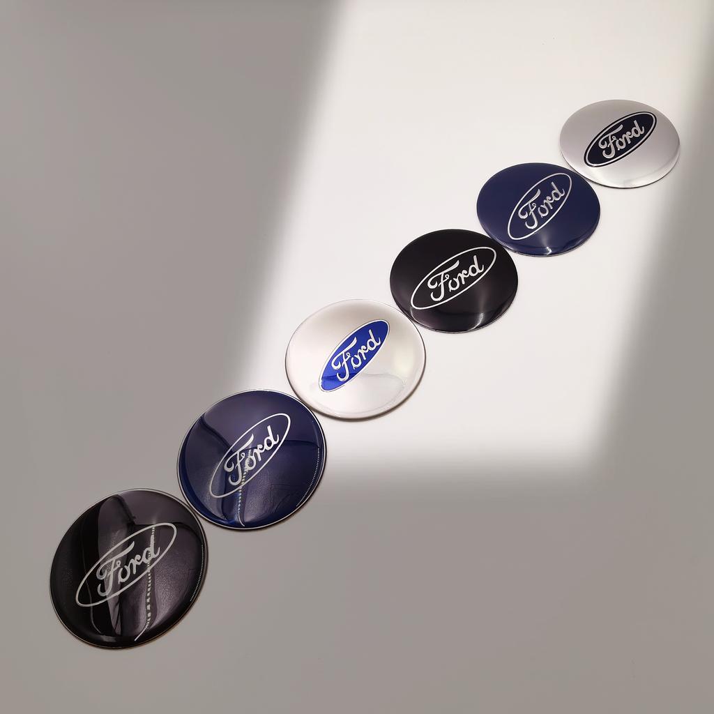 AAANX1 20pcs 56mm 60mm 65mm Ford Car Wheel Center Sticker Rim Caps Hub Cover Decal Logo Hub Cover Badge Decal
