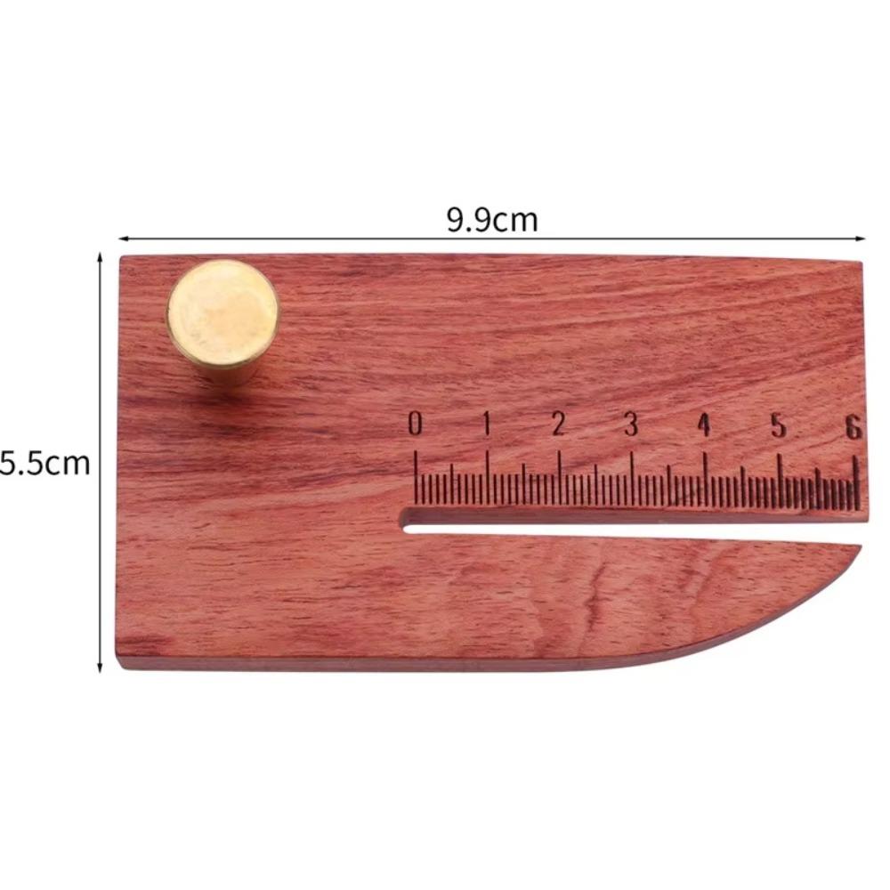 Multifunctional Wooden Leather Chopper Stainless Steel Punching Auxiliary Tool