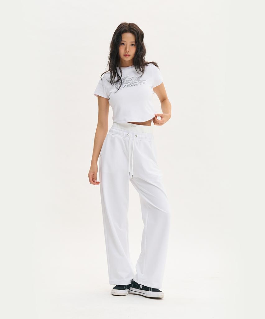 NINEZ Soft Sagging Heavy Mesh Long Pants (2 Colors)