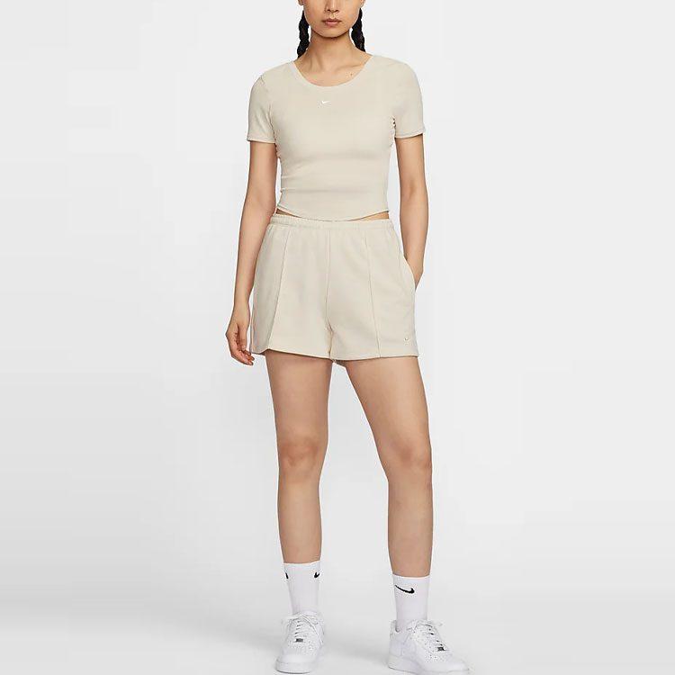 Nike Спортивная одежда Chill Terry Повседневные шорты Женские Светлый палисандр Умбра HF6941-104