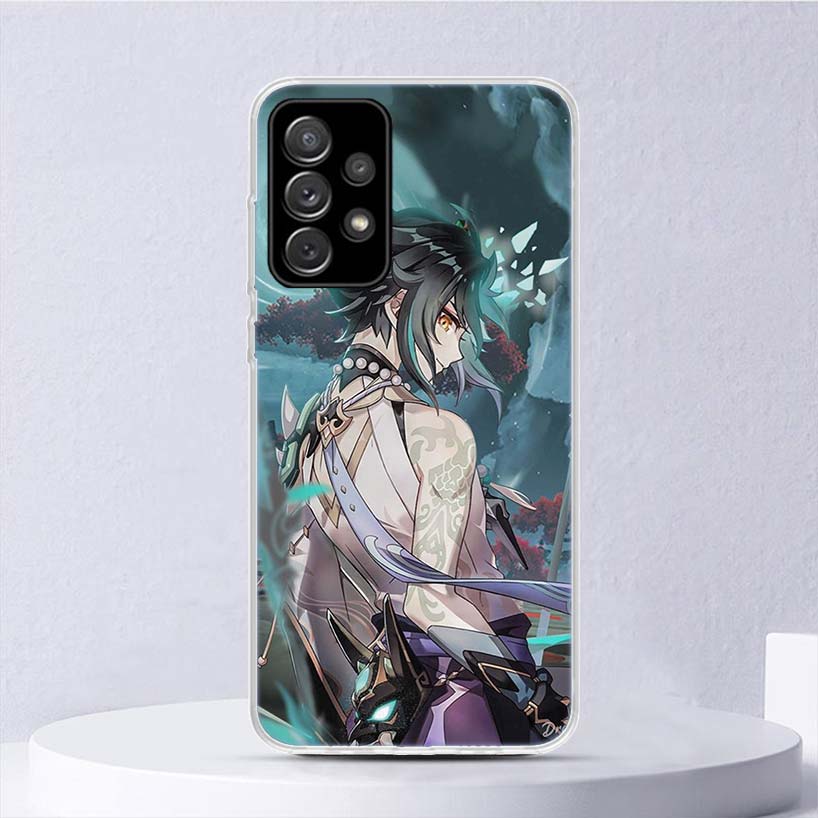 Xiao Genshin Impact Soft Case For Samsung Galaxy A52 A53 A32 A22 A12 5G Phone Cover A33 A23 A13 A72 A73 A02S A03S A42 Coque Shel