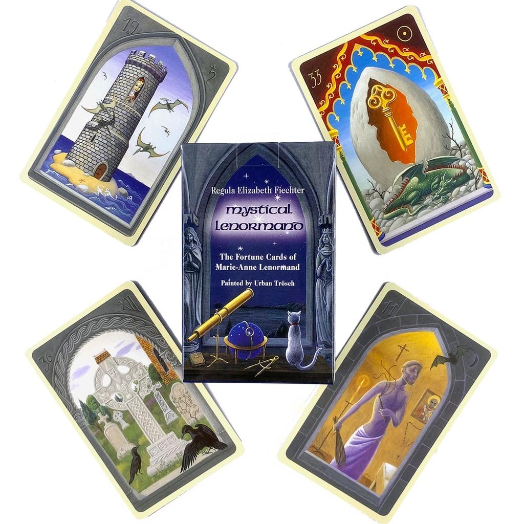 Мистические карты-оракулы Ленорман, настольная игра для отдыха, вечеринки, гадание, пророчество, колода Таро