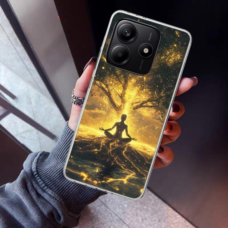 Tree of Life Space Phone Case For Xiaomi Redmi Note 15 14 14S 13 12S 12 Pro Plus 11S 11 10S 10 4G Cover 11E 11T 5G Print Fundas