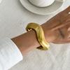 Salircon 3 Styles Vintage Acrylic Geometric Irregular Bangles Women Trendy Resin Wide Cuff Bangle Bracelets 2026 Fashion Jewelry
