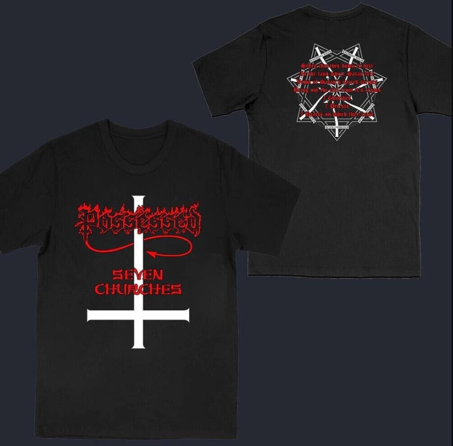 POSSESSED Футболка Seven Churches размер S5XL Унисекс Футболка