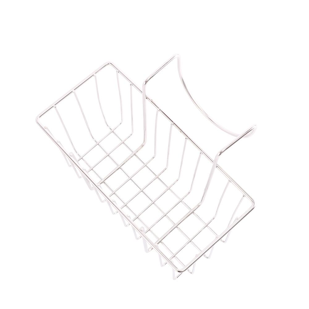 Стальная домашняя раковина Аксессуар Мусорное ведро Держатель для губок Кухонные принадлежности Корзина для раковины Сушилка-подставка