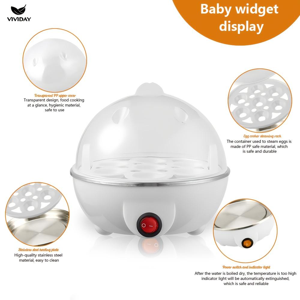 Прибор для приготовления завтрака, яйцеварка, однослойный, прозрачный и видимый, удобная активация одним нажатием, подходит для вареных яиц, парового заварного крема