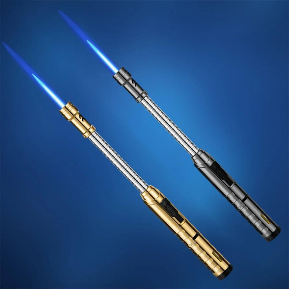 2 шт. шланг кухонная газовая зажигалка гибкая свеча газовая плита зажигалка для сигар ветрозащитный бутановый сварочный пистолет уличный инструмент для зажигания барбекю