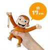 Curious George Hanging Plush Mascot, Vol. 9, Approx. 17cm, with Toy Diamond (Set B)
