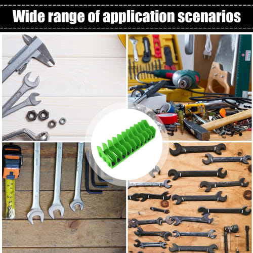 YNPQTDS 10x2.6x3.5 Inch Pliers Organizer Rack, ABS Pliers Holder, Pliers and Spanner Organizer Rack for Home, Workshop, and Tool Room