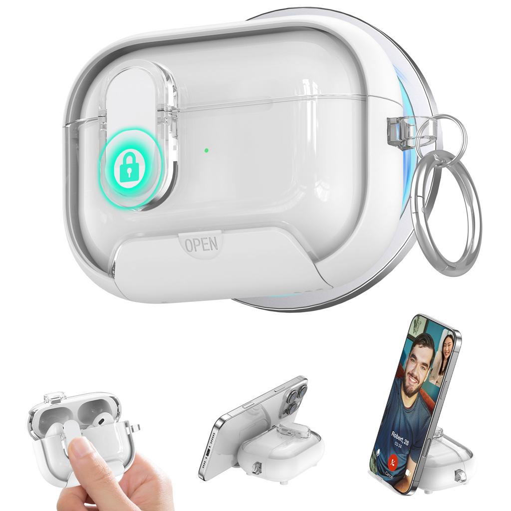 Ударопрочный Защитный Чехол для Наушников для AirPods Pro 2 и AirPods 4, Совместимый с Чехлом Apple AirPods Pro 2 Air Pods 4