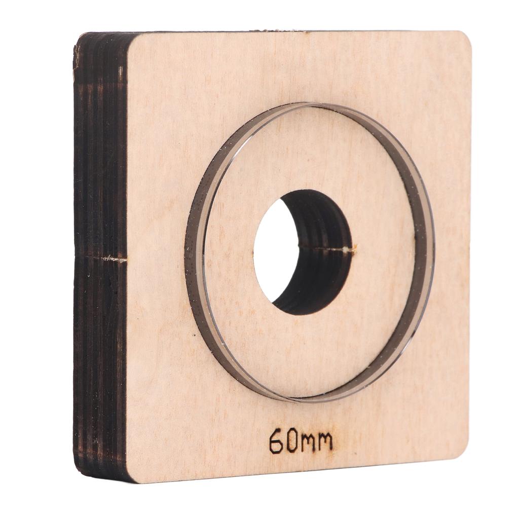 Кожаный штамп для резки диаметром 60 мм, круглая форма, полый, высокопрочный легированный стальной штамп для кожи