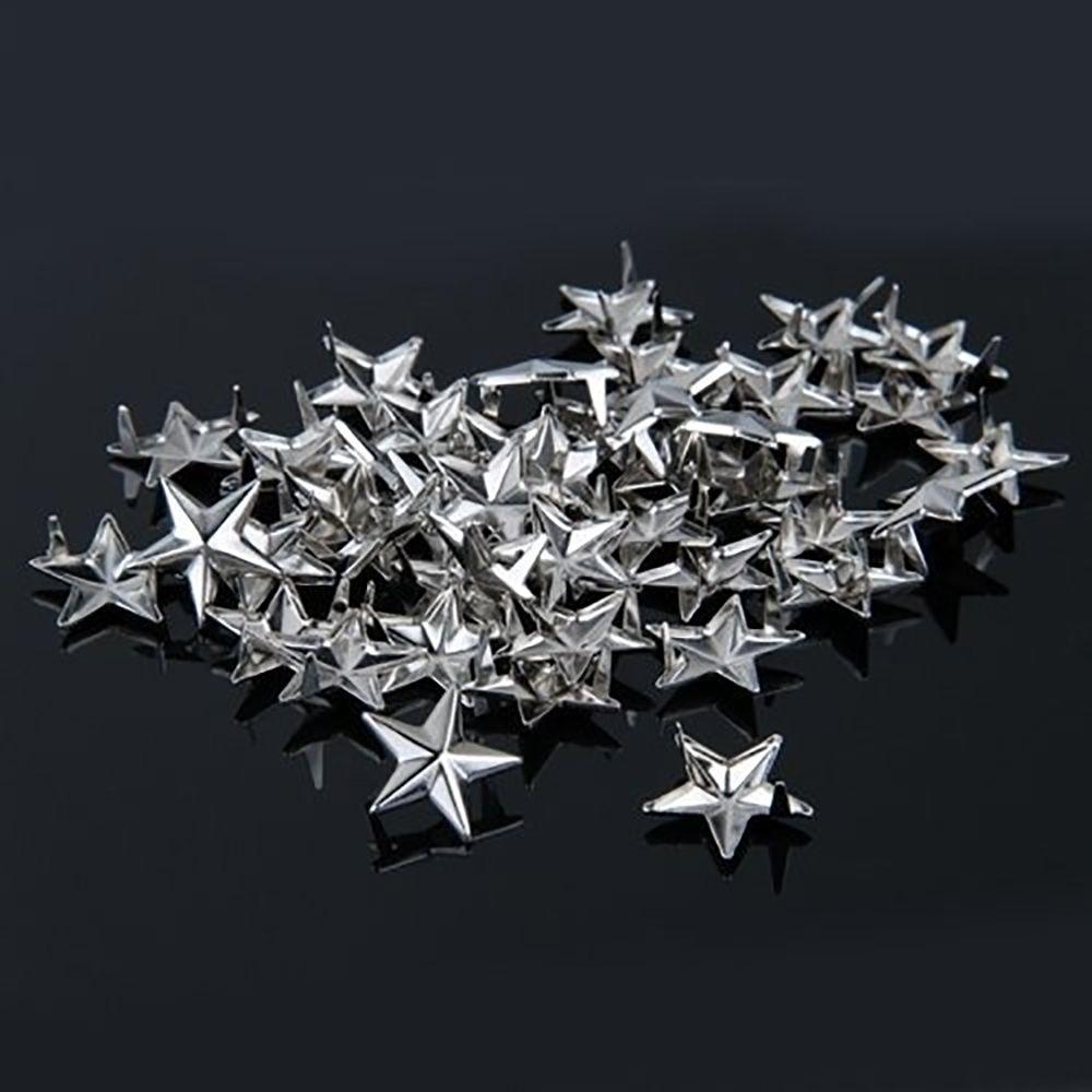 Metal Releasable for Hat,Bag,Clothes Quality Star Rivets DIY Studs Garment Supplies Sewing Decor