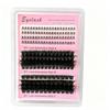 Russian Fluffy Curly Individual Lash Clusters 150P DIY Self-application False Eyelashes Dense Eye Makeup