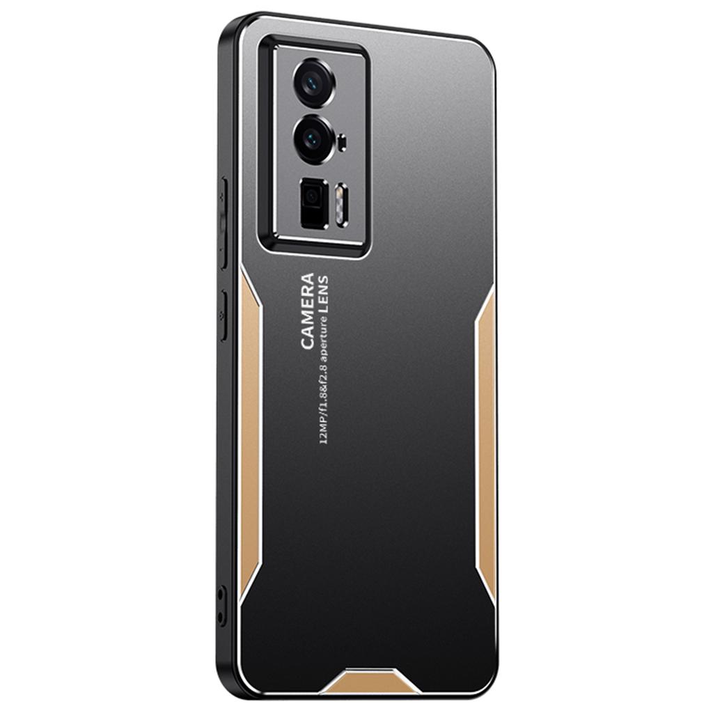 Для Xiaomi Redmi K60 5G Чехол для телефона Металл+ТПУ+ПК Накладка Защита объектива камеры