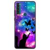 Для TCL 20 SE Чехол 20SE Силиконовый Космический окрашенный ТПУ Черный Funda для TCL 20 SE Чехол TCL20SE TCL20 SE Защитный Coque etui Чехол