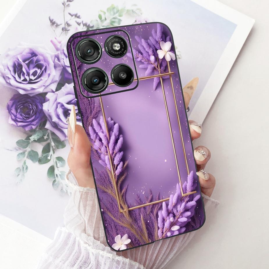 Для Motorola Moto G15 G17 Чехол-аккумулятор Милый Кот Модный Расписной Чехол Мягкий ТПУ Чехол для Телефона Для Moto G17 Power MotoG15 MotoG17 Чехол