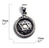 Hexagram Snake Reptile Pendant Pendant Top Silver 925
