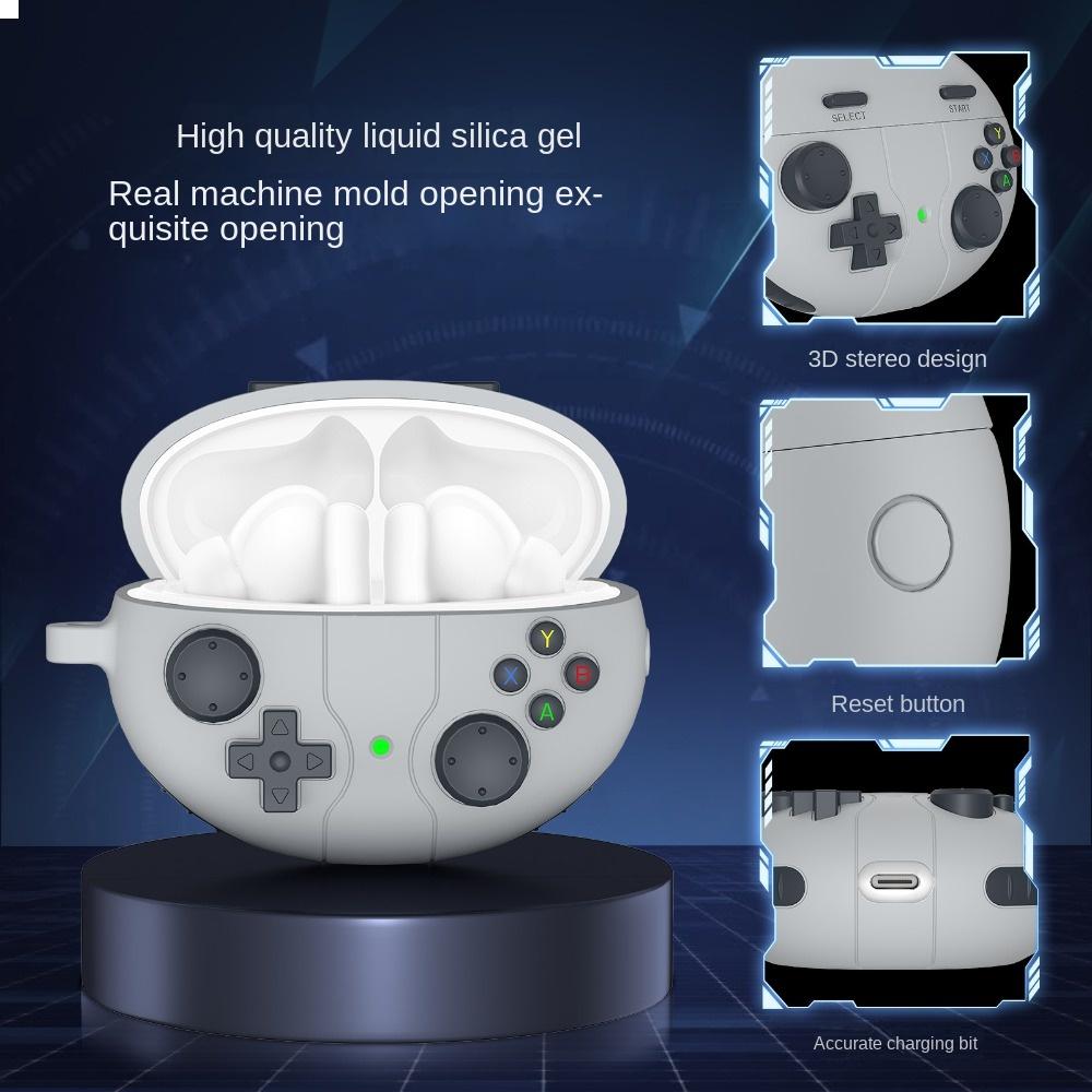 3D Earphone Protective Cover Silicone Earphone Storage Case for HUAWEI FreeBuds 5i Home/Outdoor