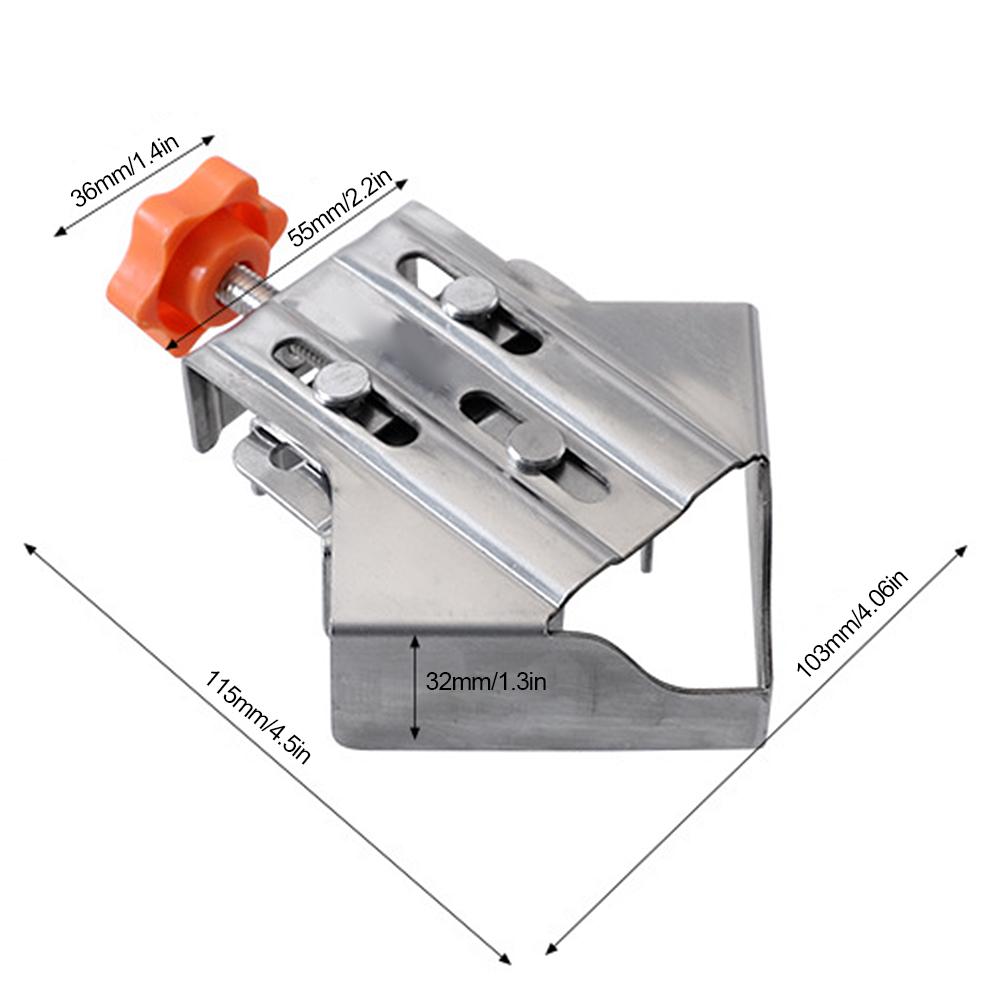 1 шт., прямоугольные быстрозажимные зажимы из нержавеющей стали, крепежные зажимы(Закрытый тип)