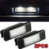 Для Peugeot 106 1007 207CC 307 308 3008 406 508 607 2x Светодиодная лампа подсветки номерного знака Canbus для Citroën C2 C3 C5 C5 C6 C8
