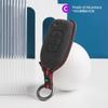 Чехол-брелок для ключа автомобиля Оболочка Для Renault Megane 3 Dacia Duster Kadjar Captur Symbol 3 кнопки Koleos Алькантара Защитный чехол для автомобильного пульта