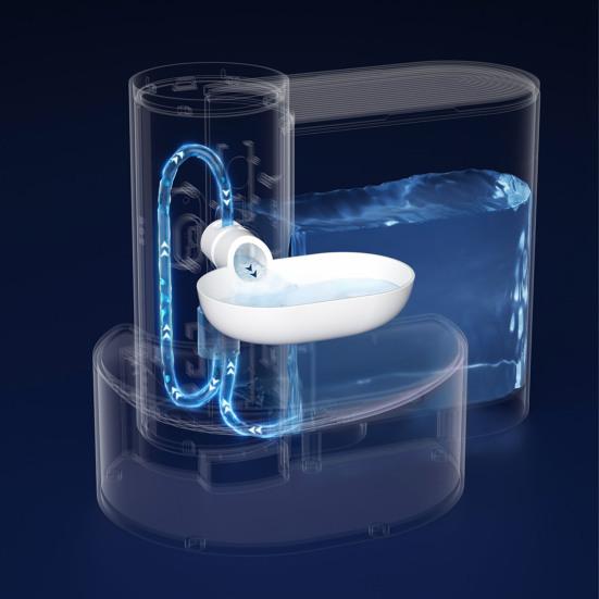 3000 мл Умный фонтан для домашних животных Автоматический дозатор воды для кошек Тихая текущая вода