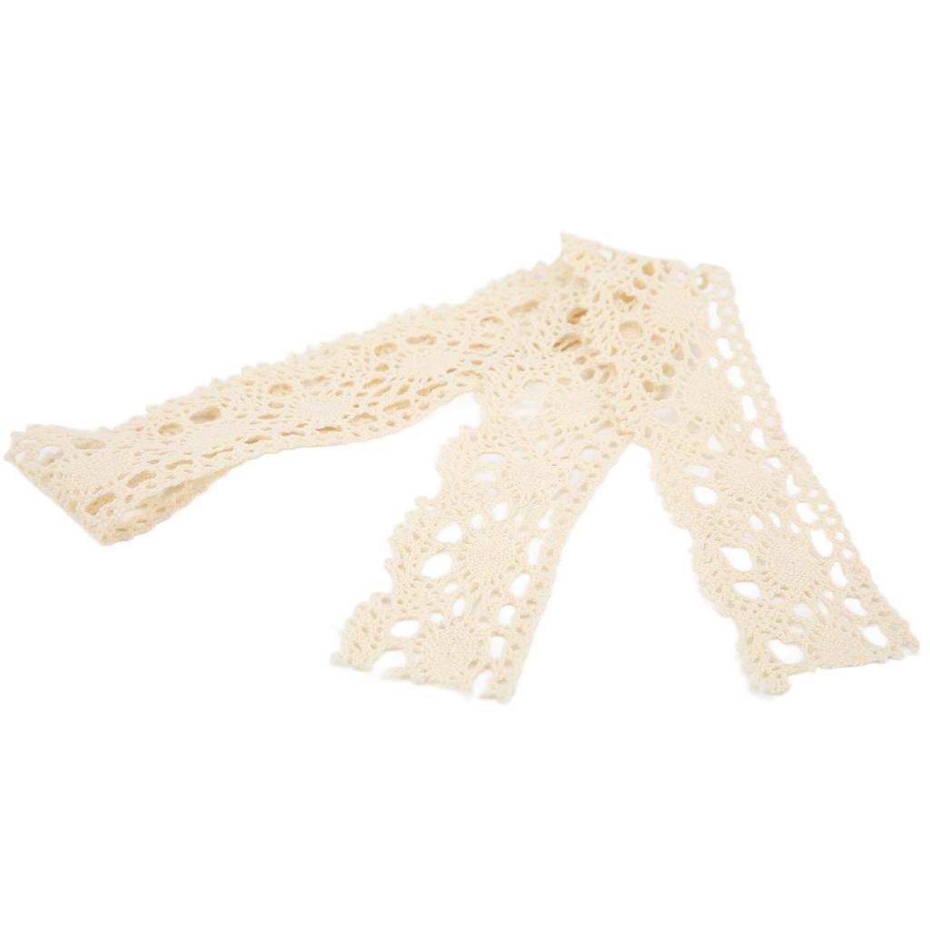 Lace Ribbon DIY Cotton Net 4cm Width 10 Yards Exquisite Fabric Lace Trim for Curtain Clothes