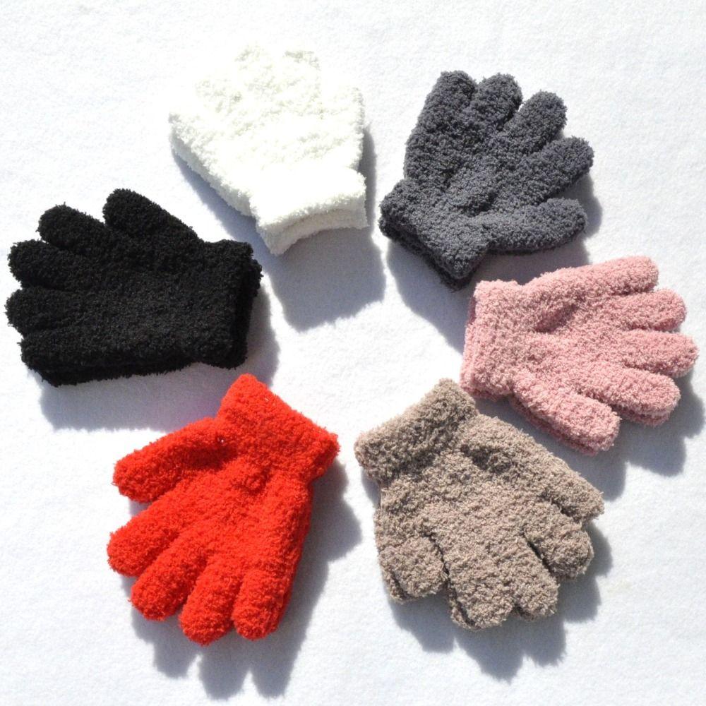 Thicken Warm Mittens Warm Writing Gloves Fashion Children Gloves Winter