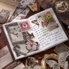140 pcs Vintage Butterfly theme Gift set Collage stickers Scrapbooking Material handmade Diary Album  Junk Journal Supplies