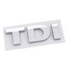 3D ABS Black Logo TDI Emblem Letters Car Rear Trunk Badge Sticker for VW Volkswagen Polo Golf 4 5 6 7 Touran Passat AccessoriesJD6